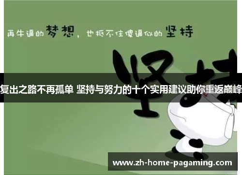 复出之路不再孤单 坚持与努力的十个实用建议助你重返巅峰 复出之路不再孤单 坚持与努力的十个实用建议助你重返巅峰