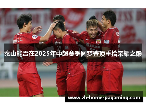 泰山能否在2025年中超赛季圆梦登顶重拾荣耀之巅
