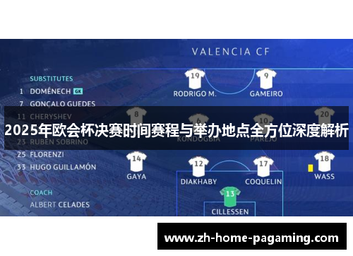 2025年欧会杯决赛时间赛程与举办地点全方位深度解析